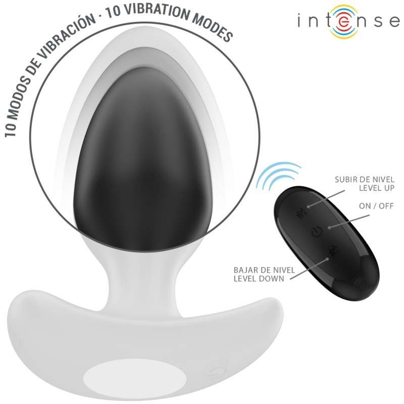 JOEY ANAL PLUG 10 VIBRATIONS NOIR TÉLÉCOMMANDE -INTENSE -
