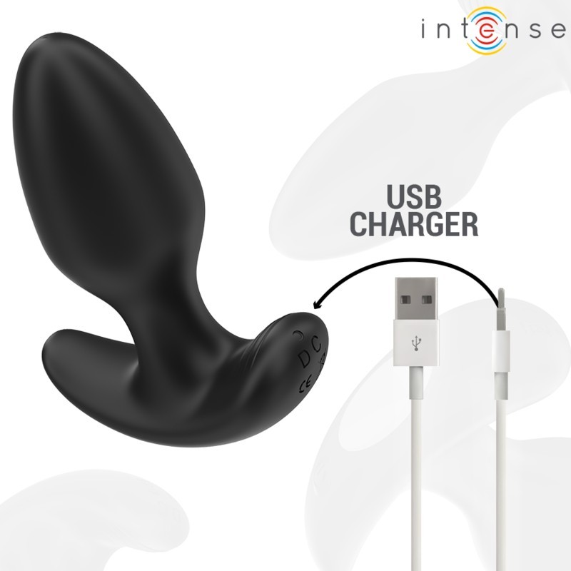 JOEY ANAL PLUG 10 VIBRATIONS NOIR TÉLÉCOMMANDE -INTENSE -