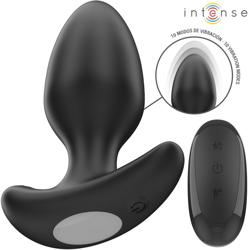 JOEY ANAL PLUG 10 VIBRATIONS NOIR TÉLÉCOMMANDE -INTENSE -
