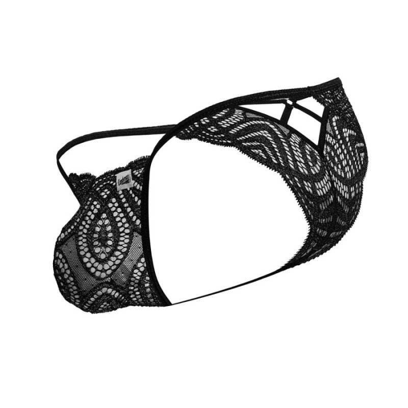 String dentelle Elidon Noir pailleté - T S/M