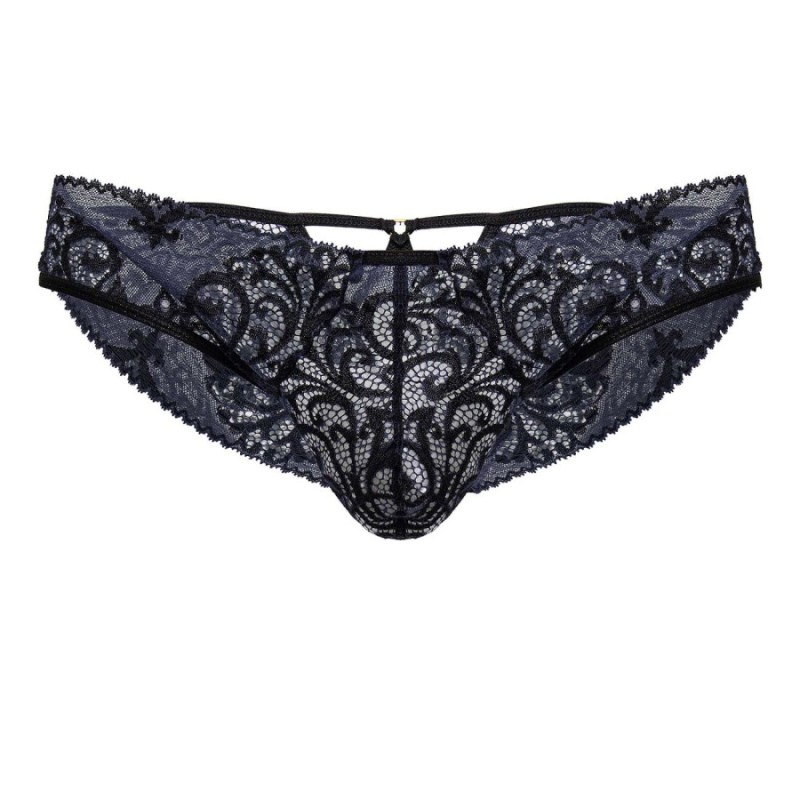 Slip sexy Farellia Noir-Marine