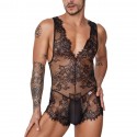 Body Dentelle Dos Nu Psyché Noir
