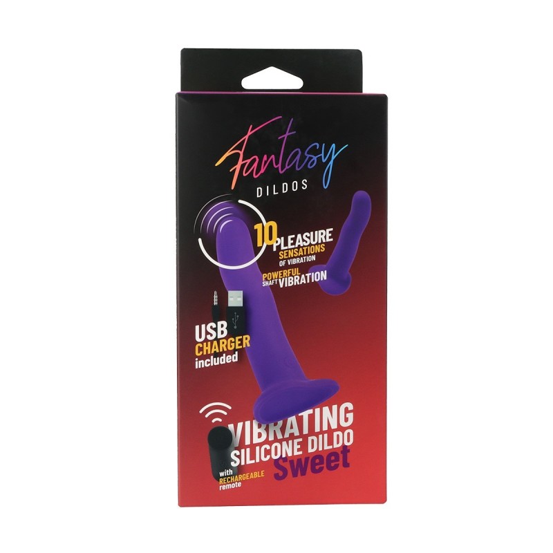 Gode vibrant en silicone « Sweet » avec télécommande