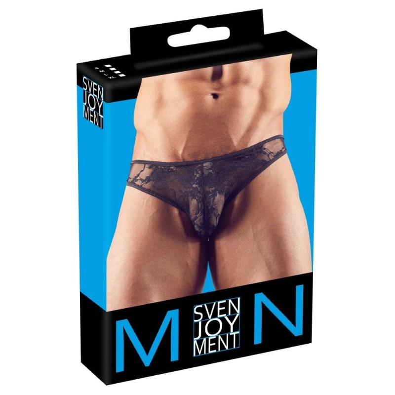 Slip sexy dentelle  Noir