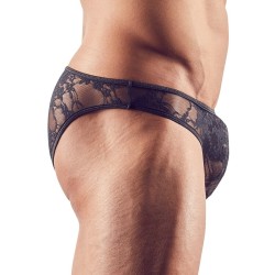 Slip sexy dentelle  Noir