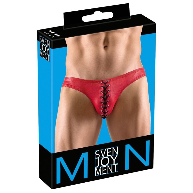 Slip avec cordon Rouge