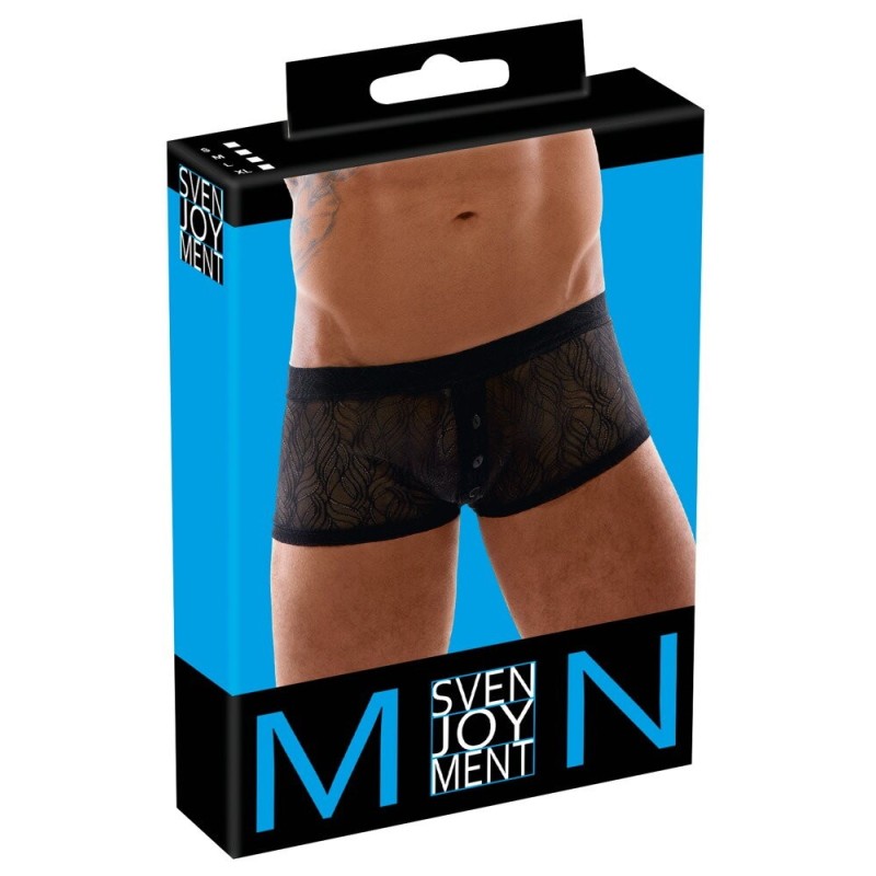 Boxer avec boutons Noir