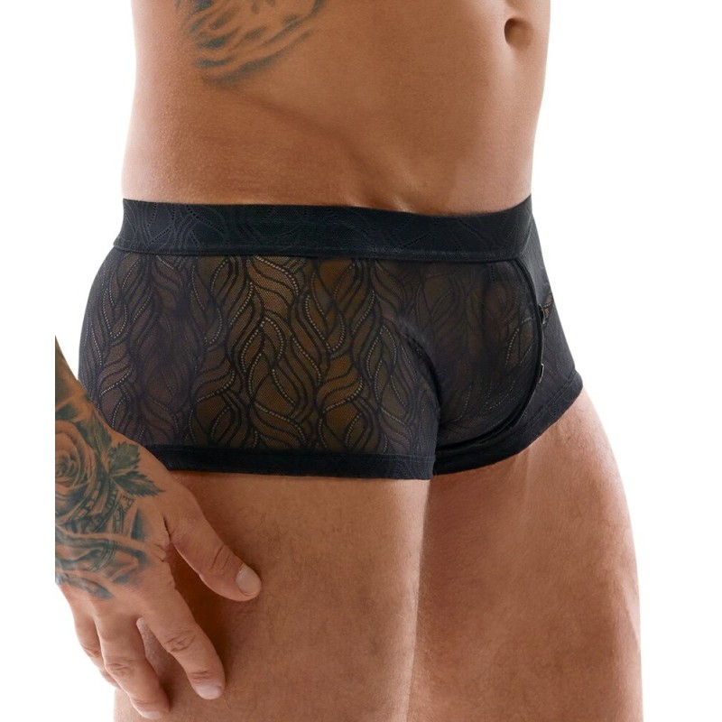 Boxer avec boutons Noir