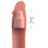 La gaine de pénis 2" Silicone X-tension with Strap de Fantasy X-Tensions Elite