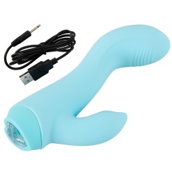 Mini vibromasseur bleu - Cuties