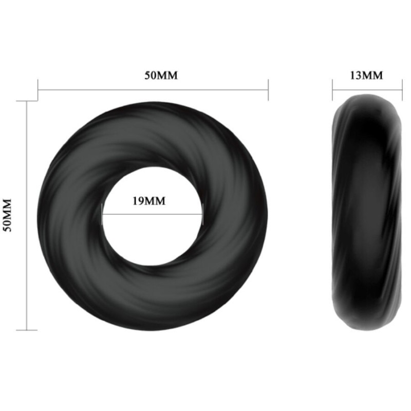 CRAZY BULL - BAGUE EN SILICONE SPIRALE