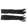 GANTS SHINE TRANSPARENTS NOIRS S/M - SUBBLIME