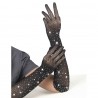 GANTS SHINE TRANSPARENTS NOIRS S/M - SUBBLIME