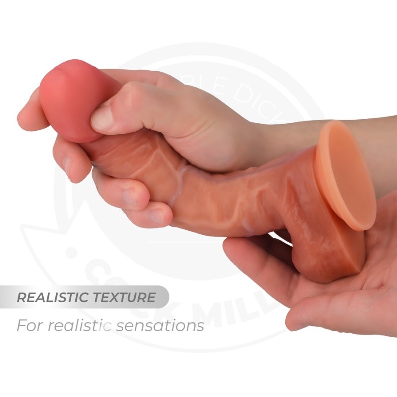GODE ARTICULABLE HYPERRÉALISTE 19,3 CM -COCK MILLER -