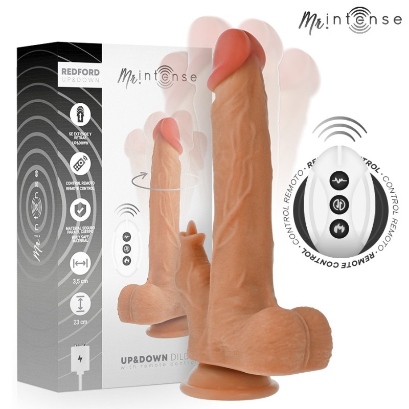 MR INTENSE - TÉLÉCOMMANDE PÉNIS RÉALISTE REDFORD 23 CM -O- 3,5 CM