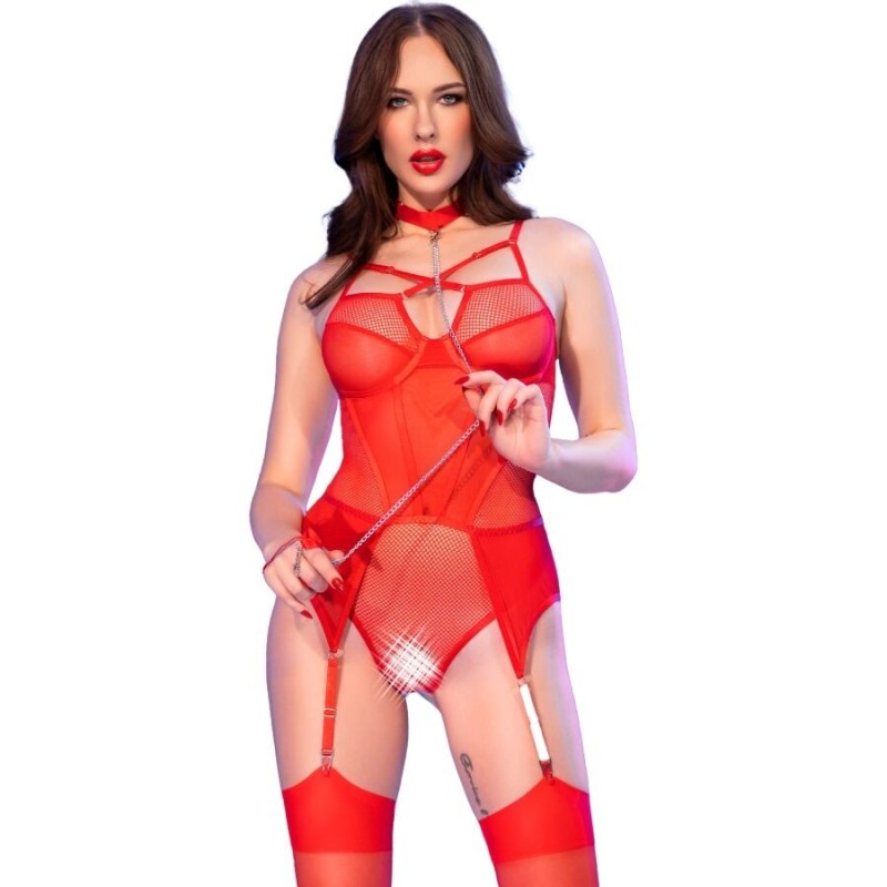 CHILIROSE - CR 4879 BODY SANS ENTREJAMBE ROUGE