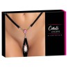 String ouvert noir glamour de Cottelli LINGERIE