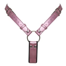 String sangle de Bad Kitty avec godemiché naturel noir en silicone