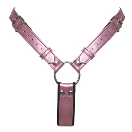 String sangle de Bad Kitty avec godemiché naturel noir en silicone