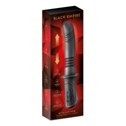 Vibromasseur avec va-et-vient - My Black Ram - black empire