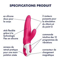 Mister Rabbit Vibromasseur Rechargeable Satisfyer