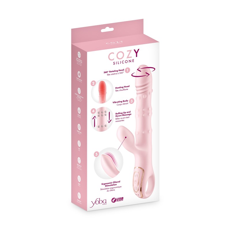 vibromasseur rabbit  multi stimulations - Cosy -YOBA