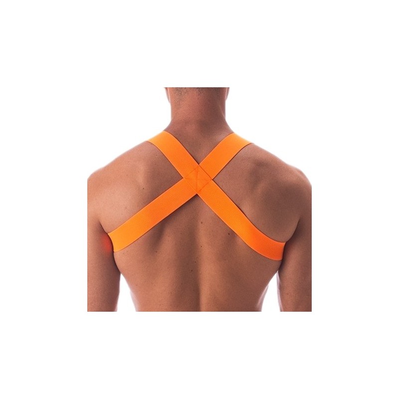 Harnais élastique Leonsh Orange Neon