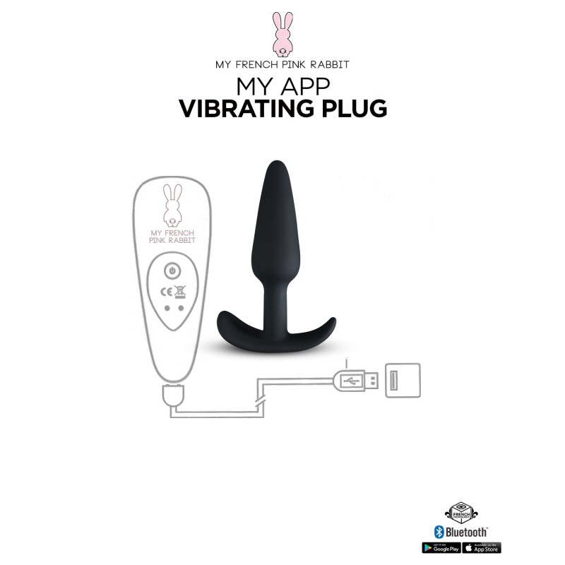 Clara Morgane -PLUG VIBRANT CONNECTE avec Application - My App Vibrating Plug