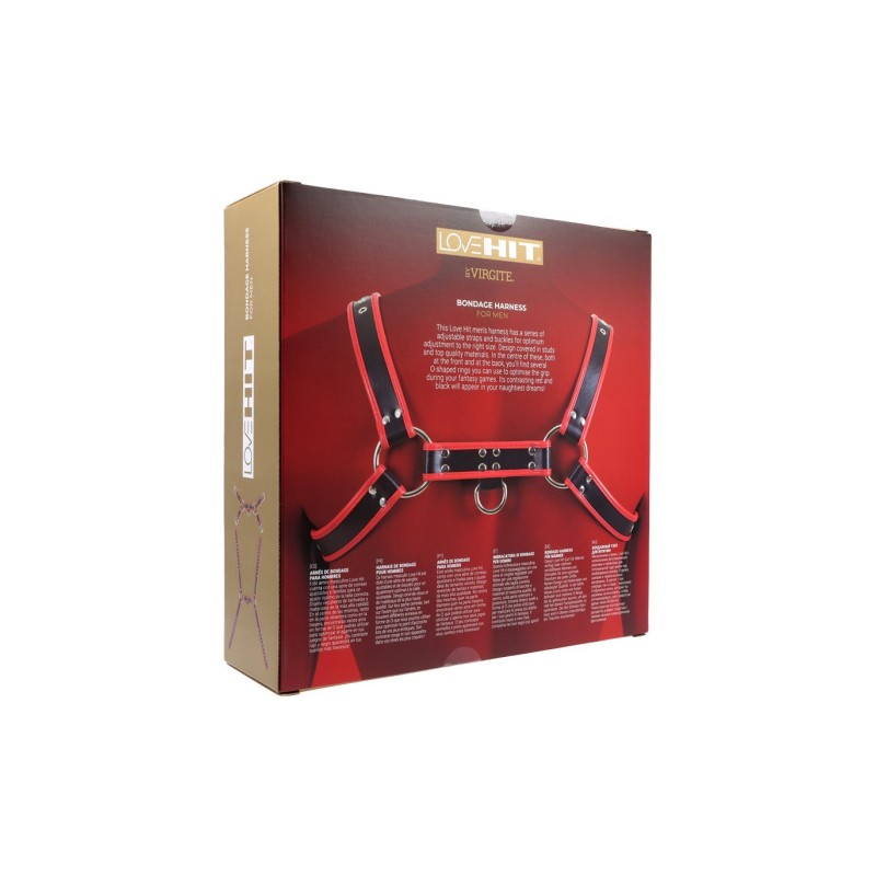 VIRGITE - HARNAIS POITRINE POUR HOMMES - LOVE HIT