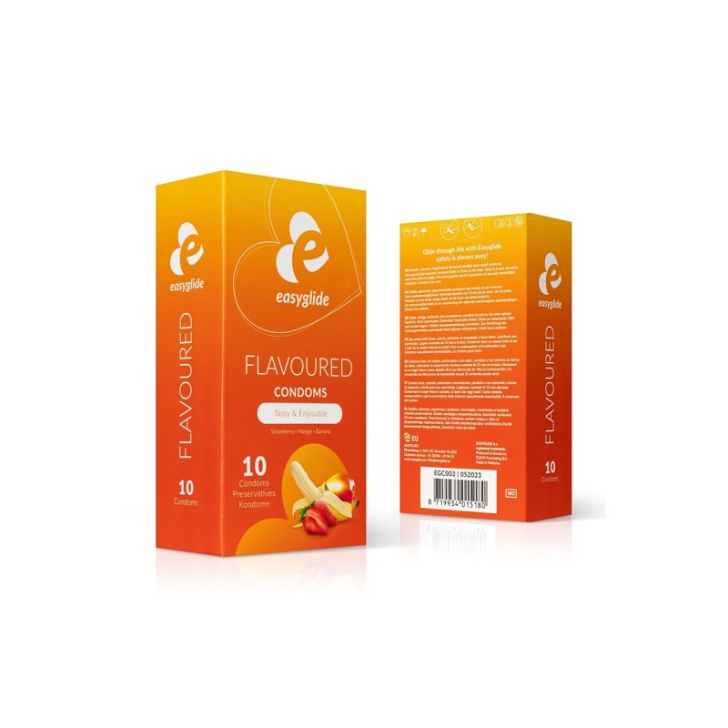 EasyGlide -10 préservatifs PARFUMES
