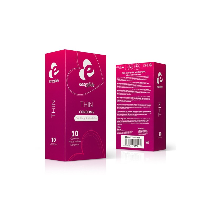 EasyGlide -10 préservatifs Extra Fins