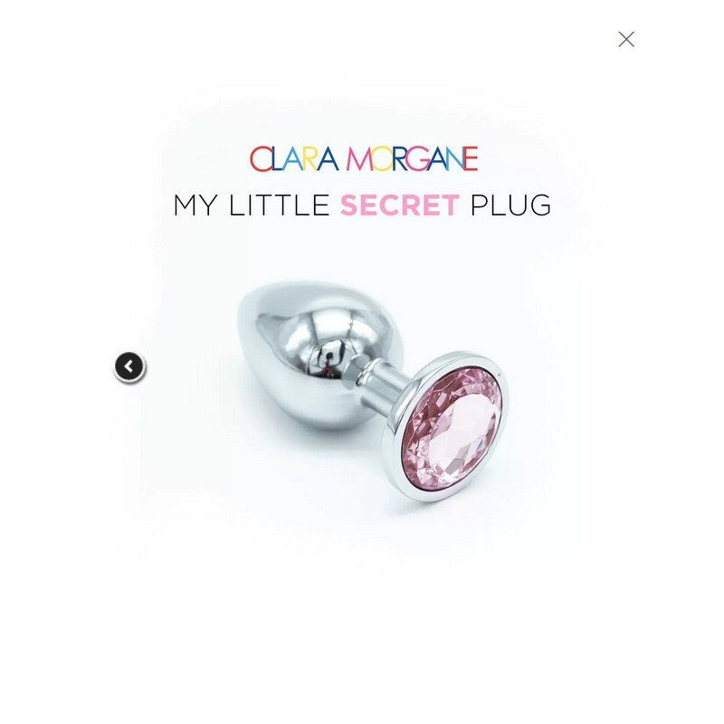 Plug Anal S rose My Little Secret Plug Clara Morgane