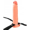 FANTASY X - TENSIONS ELITE - GODE CEINTURE 24.1 CM - HOLLOW SILICONE STRAP-ON
