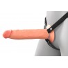 FANTASY X - TENSIONS ELITE - GODE CEINTURE 24.1 CM - HOLLOW SILICONE STRAP-ON
