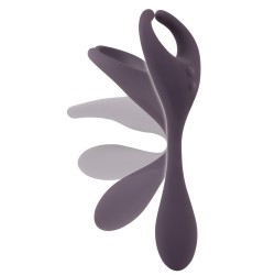 COUPLES CHOICE - VIBROMASSEUR TRIPLE STIMULATION POUR COUPLE
