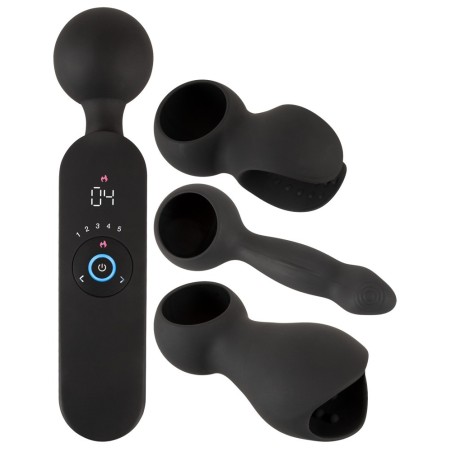 COUPLES CHOICE - VIBROMASSEUR AVEC 3 EMBOUTS - WAND
