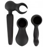 COUPLES CHOICE - VIBROMASSEUR AVEC 3 EMBOUTS - WAND