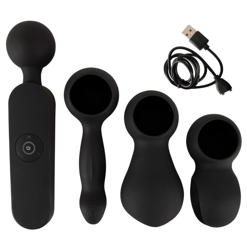 COUPLES CHOICE - VIBROMASSEUR AVEC 3 EMBOUTS - WAND