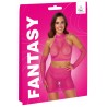 Cottelli FANTASY - Ensemble en résille rose