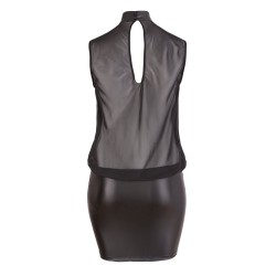 COTTELLI - MINI ROBE NOIRE OUVERTE