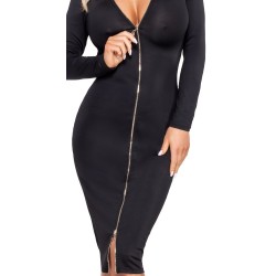 COTTELLI - Robe noire à manches longues de Cottelli