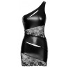 COTTELLI - MINI ROBE NOIRE OUVERTE