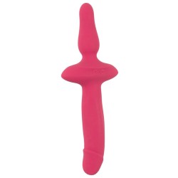 COUPLES CHOICE - VIBROMASSEUR  2en1 + Butt Plug POUR COUPLE