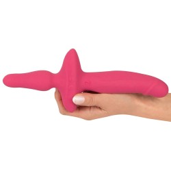 COUPLES CHOICE - VIBROMASSEUR  2en1 + Butt Plug POUR COUPLE