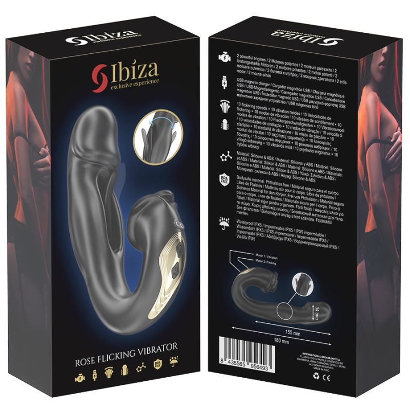 Ibiza - vibromasseur et stimulateur clitoridien - Rose