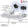 IBIZA - VIBRATEUR ET STIMULATEUR DE CLITORIS AVEC EFFET DE MORDRE ET DE ROTATION