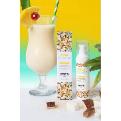 Huile chauffante Gourmande -Pina Colada Massage - 50ML - exsens