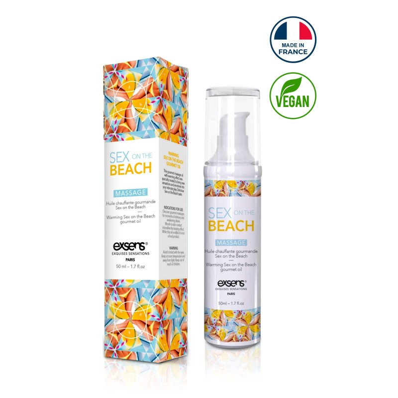 Huile chauffante Gourmande - Sex on the Beach - 50ML - exsens