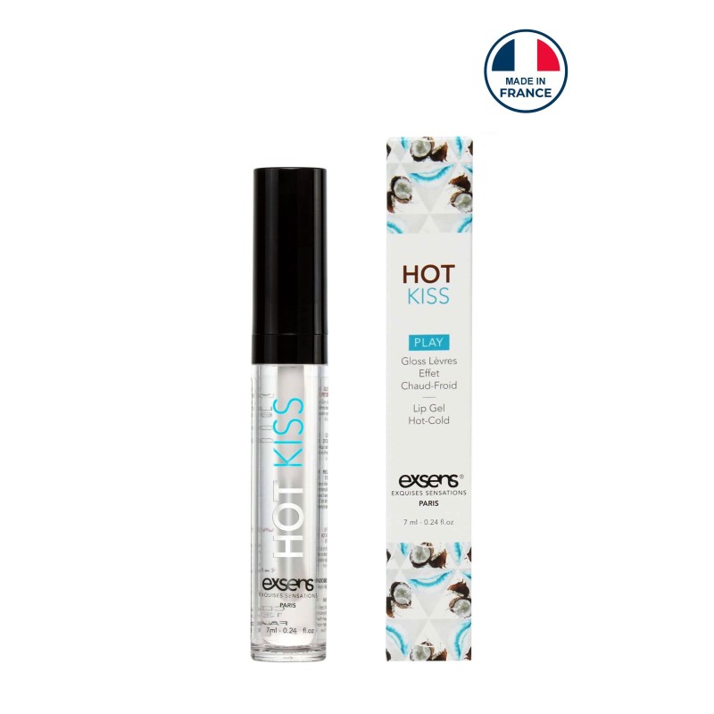 Gloss lèvres effet chaud-froid - Hot Kiss - 7ml -exsens