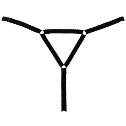 String ouvert bijou de luxe fleurs - cottelli